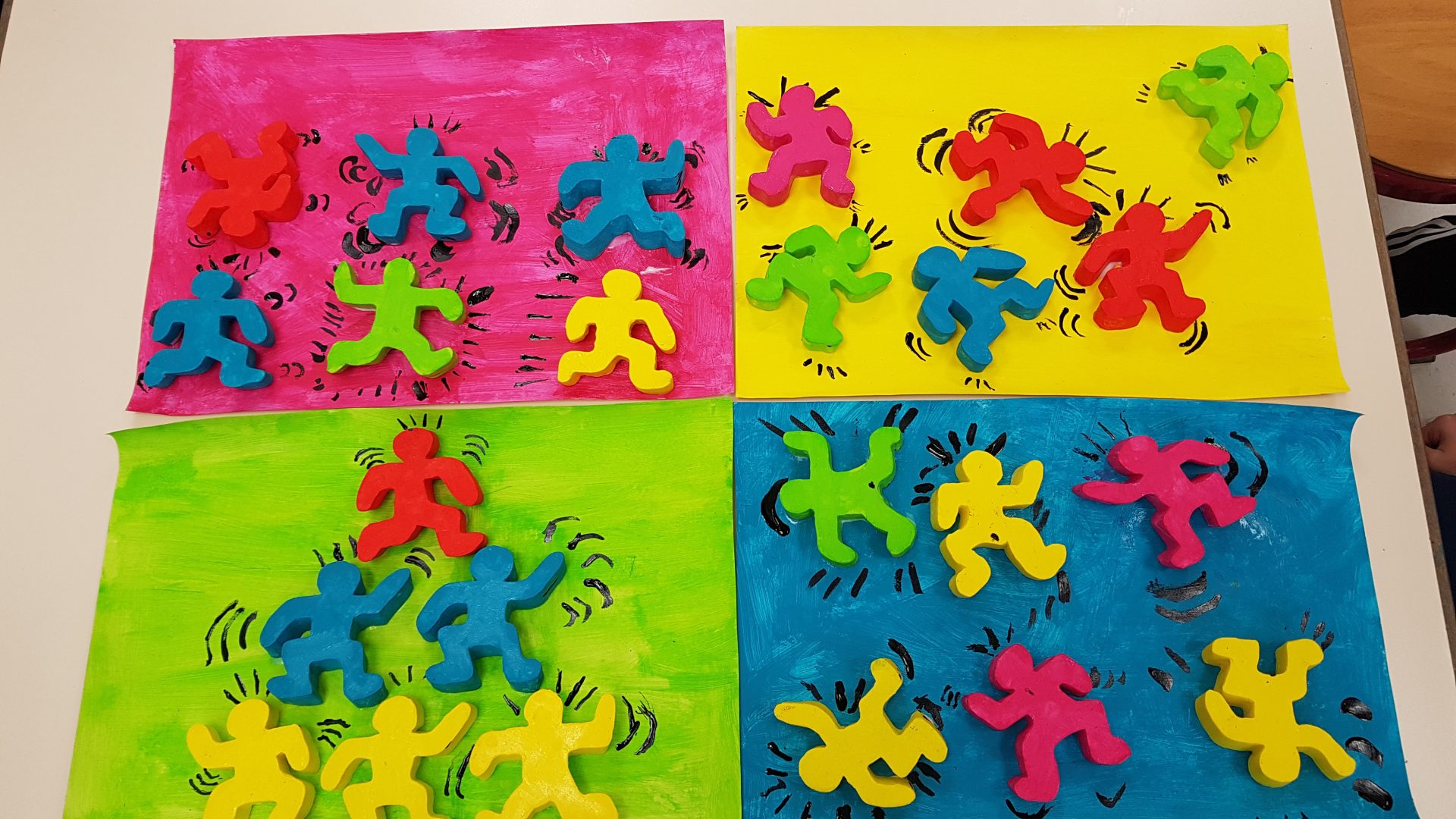 A la manière de Keith Haring – Ecole Les Estelles